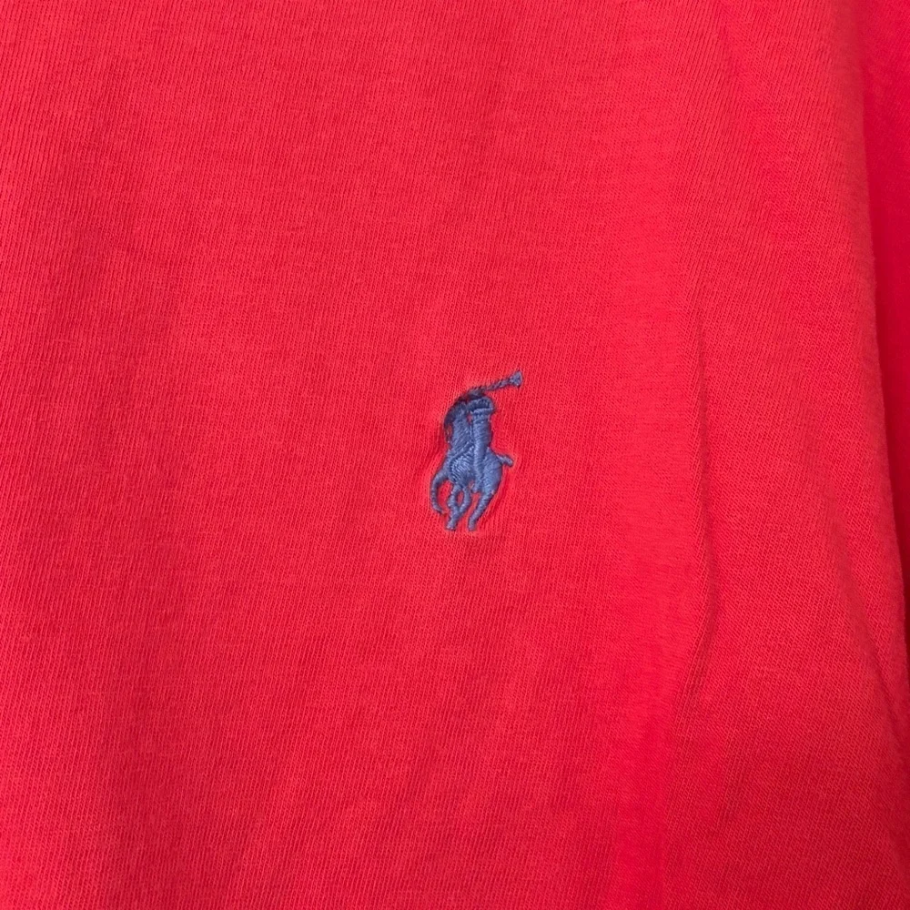 Polo Ralph Lauren red blue men’s short sleeve shirt size large